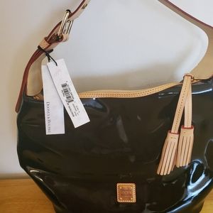 Dooney & Bourke Black/Nude Patent Leather Purse